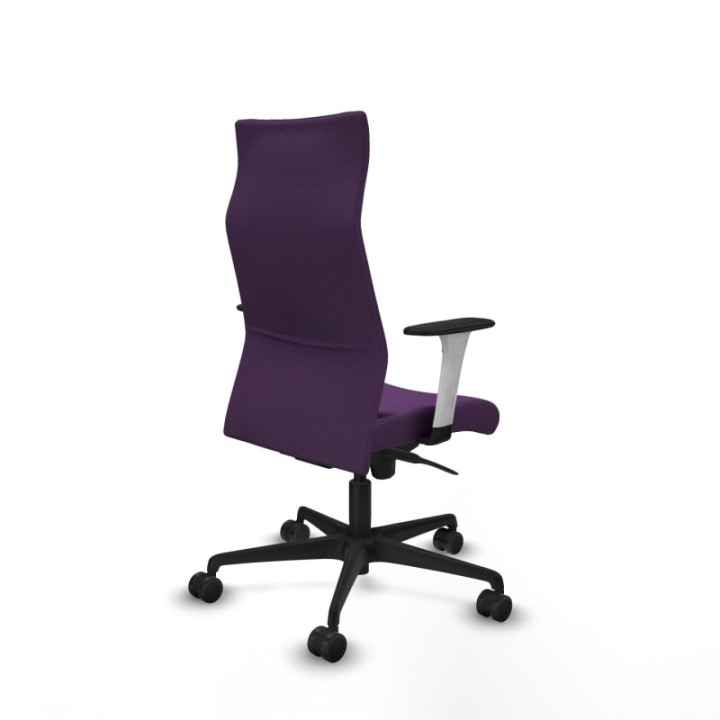 Albacete dirección sincro bali morado brazos 1D blancos base nailon ruedas 65 nailon