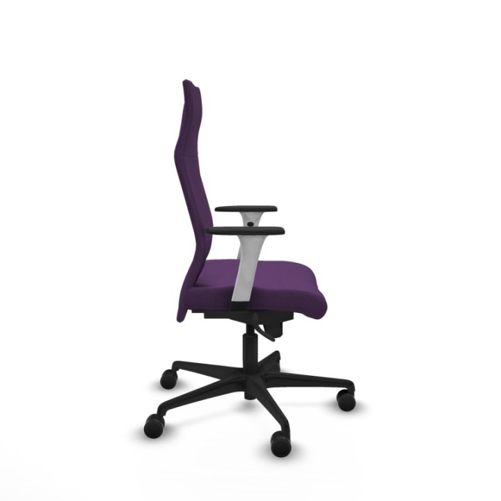 Albacete dirección sincro bali morado brazos 1D blancos base nailon ruedas 65 nailon