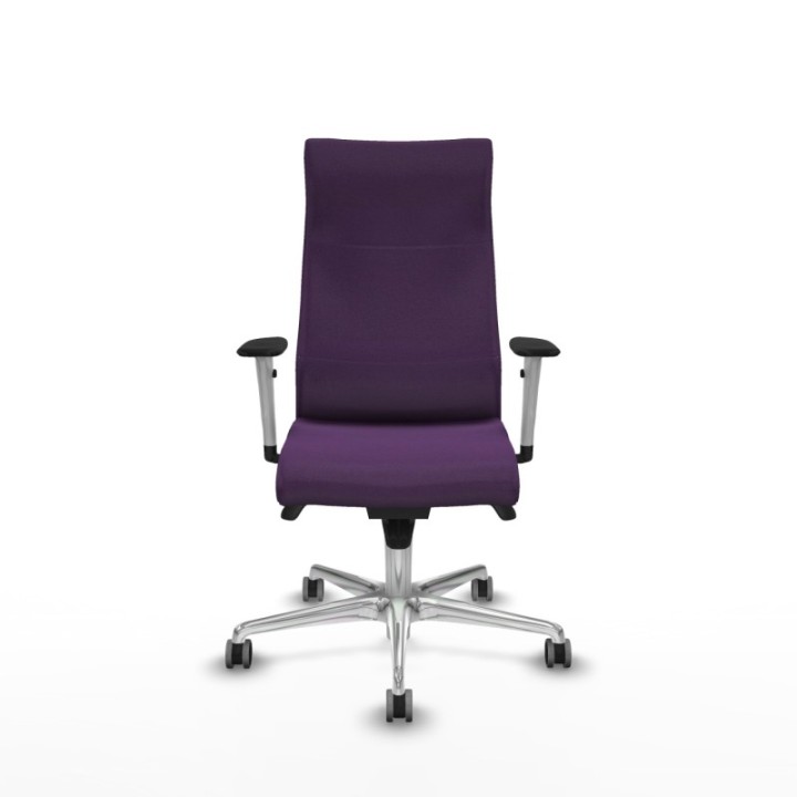 Albacete dirección sincro bali morado brazos 1D blancos base aluminio ruedas 65 engomadas