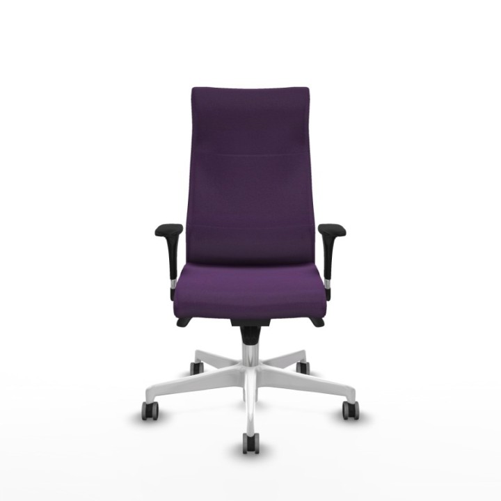 Albacete dirección sincro bali morado brazos 1D cromados base blanca ruedas 65 engomadas