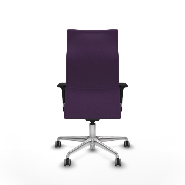 Albacete dirección sincro bali morado brazos 1D cromados base aluminio ruedas 65 engomadas