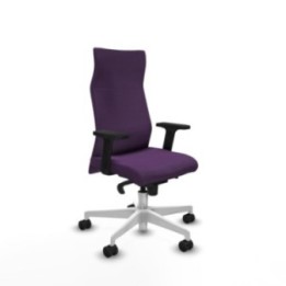 Albacete dirección sincro bali morado brazos 2D base blanca ruedas 65 nailon