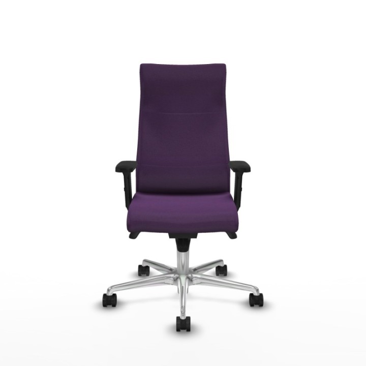 Albacete dirección sincro bali morado brazos 2D base aluminio ruedas 65 nailon