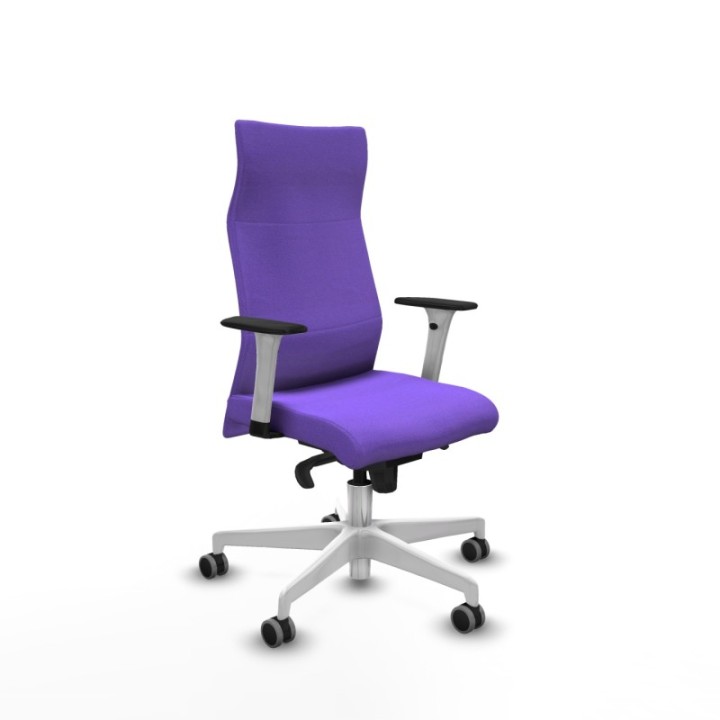 Albacete dirección sincro bali lila brazos 1D blancos base blanca ruedas 65 engomadas