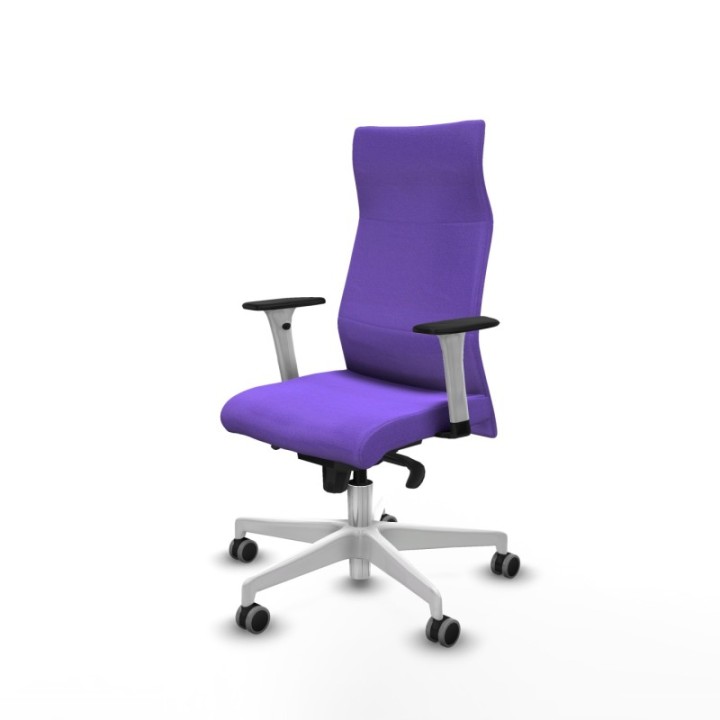 Albacete dirección sincro bali lila brazos 1D blancos base blanca ruedas 65 engomadas