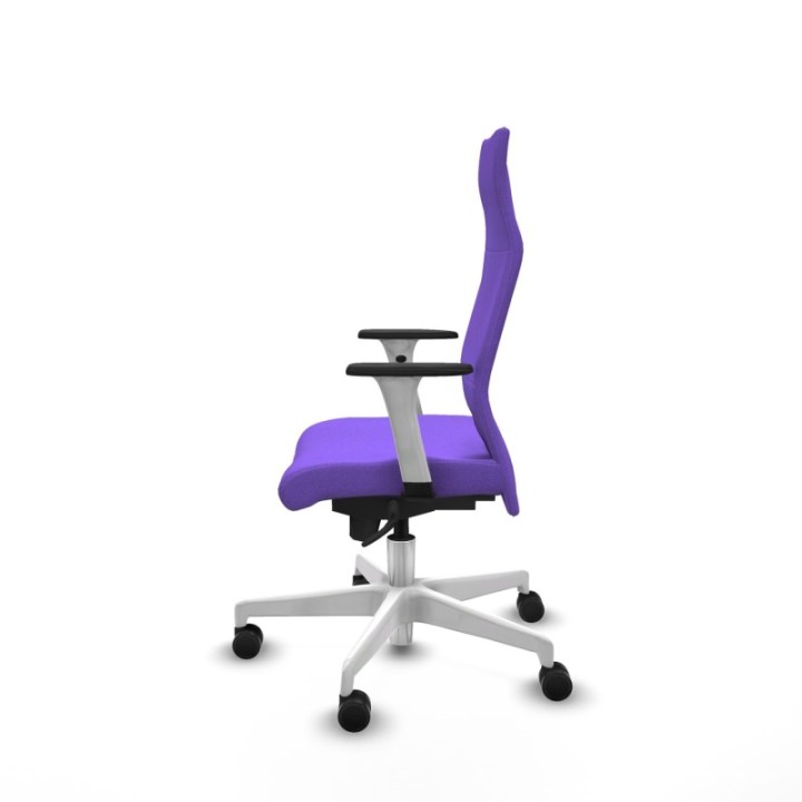 Albacete dirección sincro bali lila brazos 1D blancos base blanca ruedas 65 nailon