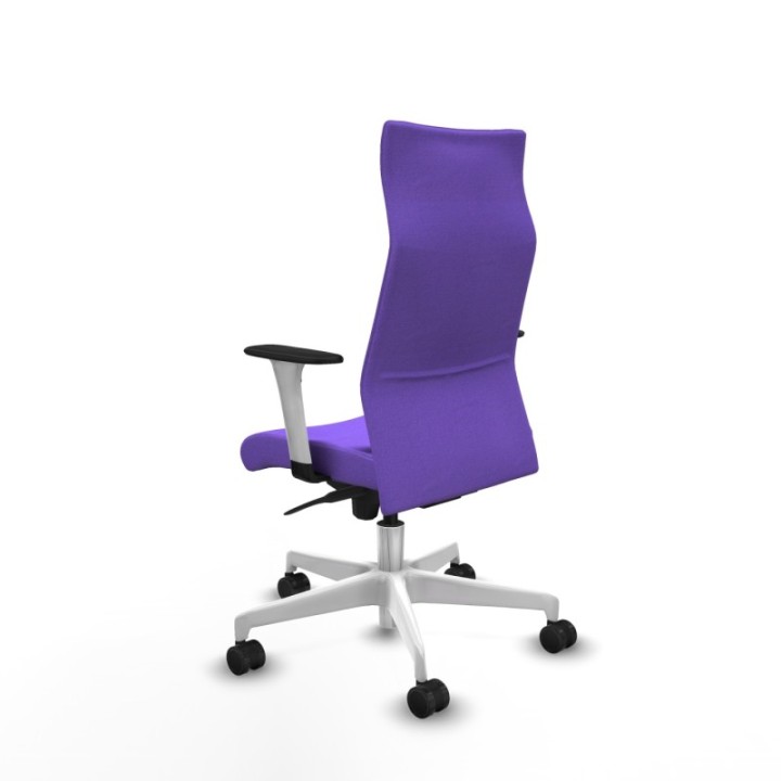 Albacete dirección sincro bali lila brazos 1D blancos base blanca ruedas 65 nailon