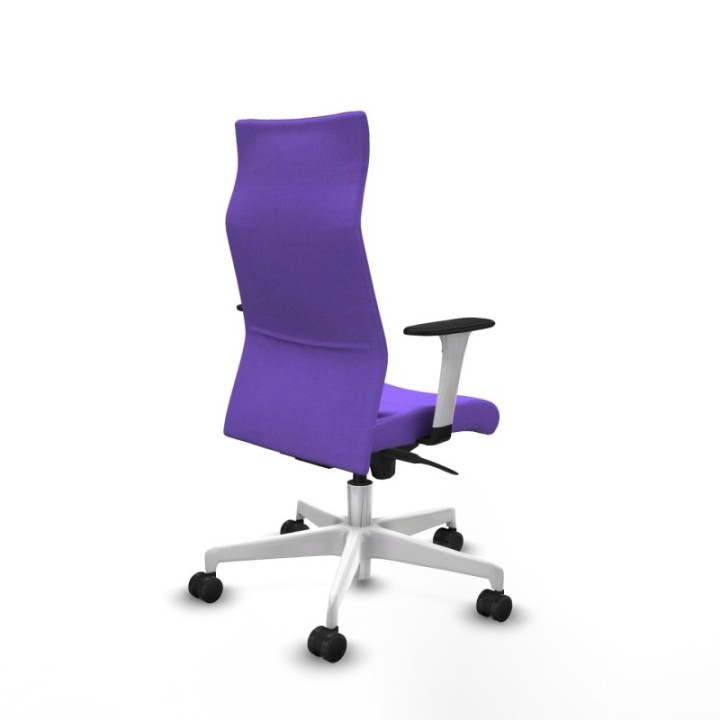 Albacete dirección sincro bali lila brazos 1D blancos base blanca ruedas 65 nailon