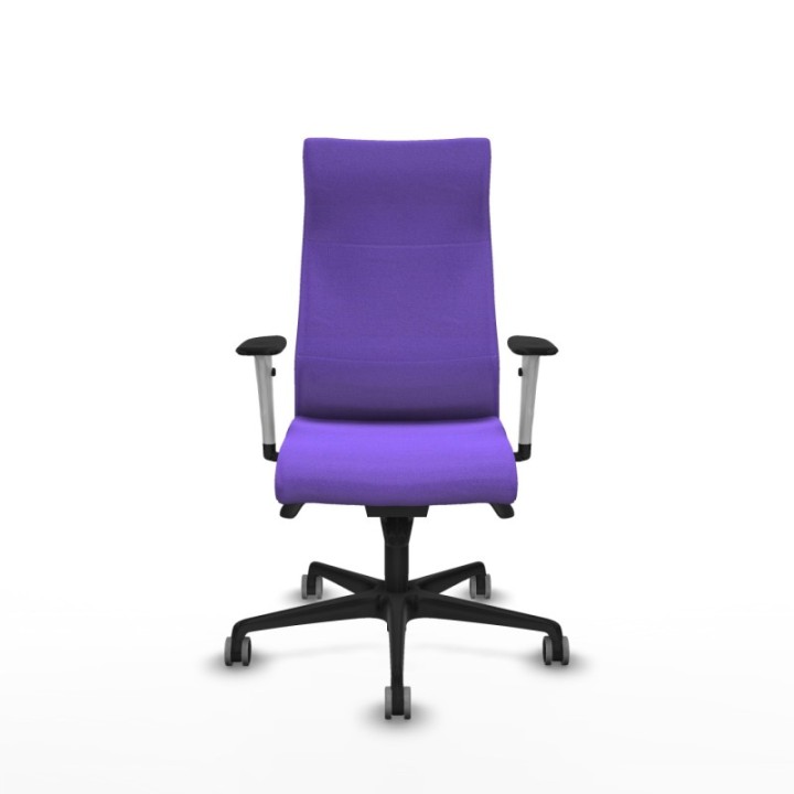 Albacete dirección sincro bali lila brazos 1D blancos base nailon ruedas 65 engomadas