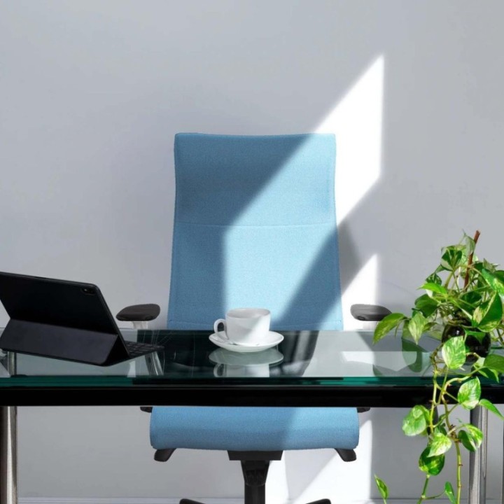 Albacete dirección sincro bali lila brazos 1D blancos base nailon ruedas 65 engomadas