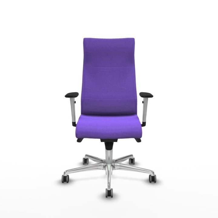 Albacete dirección sincro bali lila brazos 1D blancos base aluminio ruedas 65 engomadas