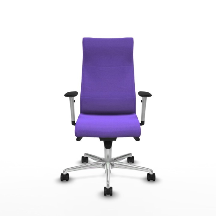 Albacete dirección sincro bali lila brazos 1D blancos base aluminio ruedas 65 nailon