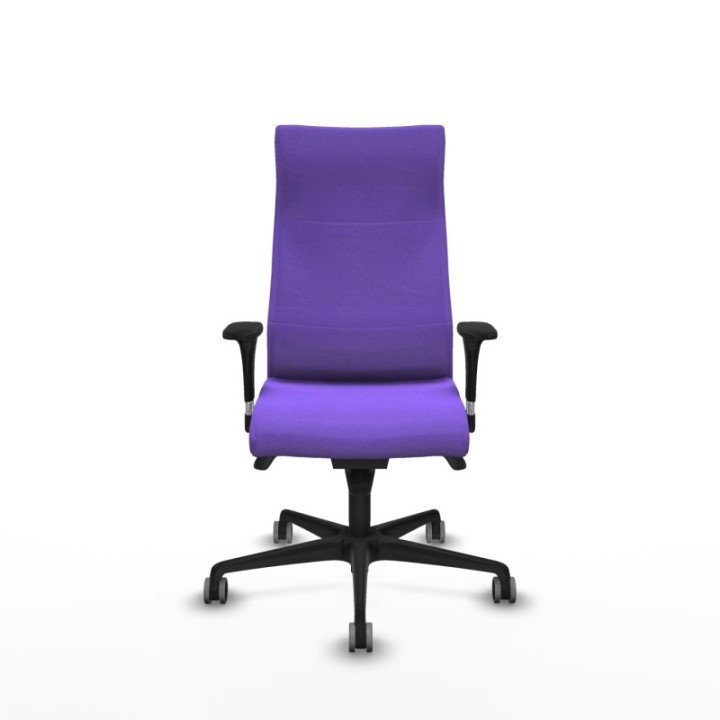 Albacete dirección sincro bali lila brazos 1D cromados base nailon ruedas 65 engomadas