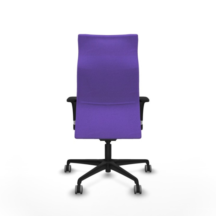 Albacete dirección sincro bali lila brazos 1D cromados base nailon ruedas 65 engomadas