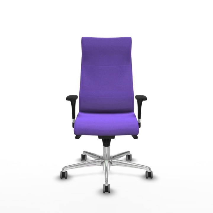 Albacete dirección sincro bali lila brazos 1D cromados base aluminio ruedas 65 engomadas