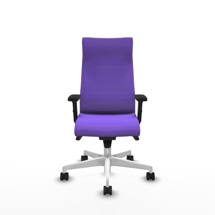 Albacete dirección sincro bali lila brazos 2D base blanca ruedas 65 nailon