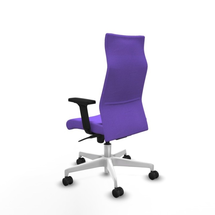 Albacete dirección sincro bali lila brazos 2D base blanca ruedas 65 nailon