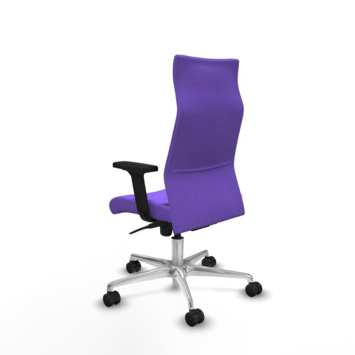 Albacete dirección sincro bali lila brazos 2D base aluminio ruedas 65 nailon