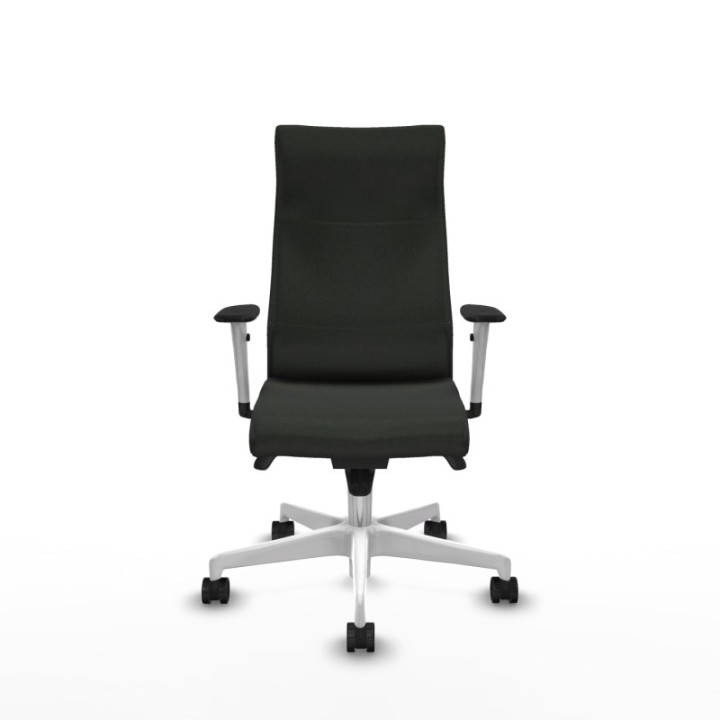 Albacete dirección sincro bali negro brazos 1D blancos base blanca ruedas 65 nailon