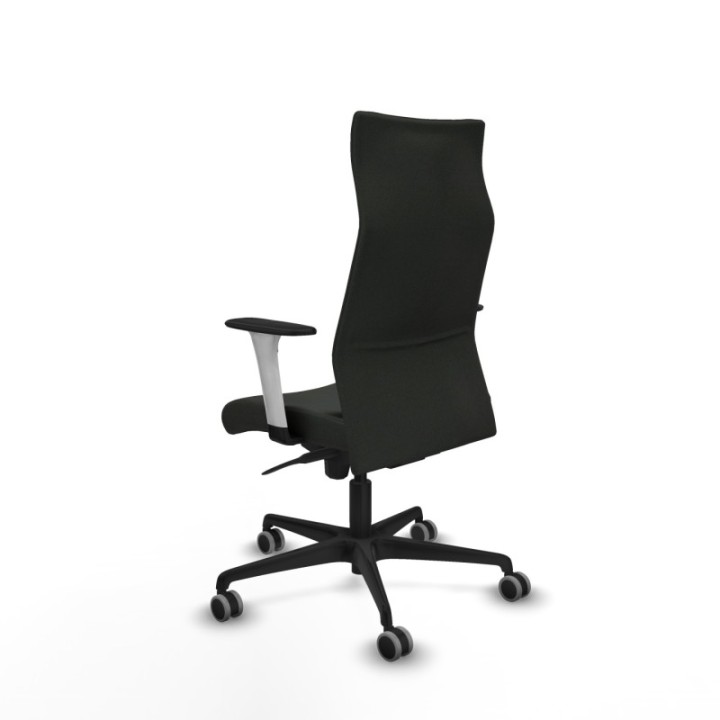 Albacete dirección sincro bali negro brazos 1D blancos base nailon ruedas 65 engomadas