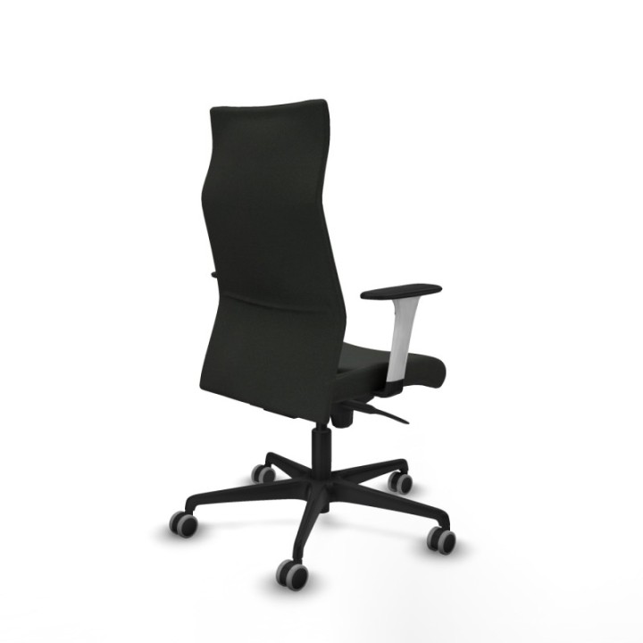 Albacete dirección sincro bali negro brazos 1D blancos base nailon ruedas 65 engomadas