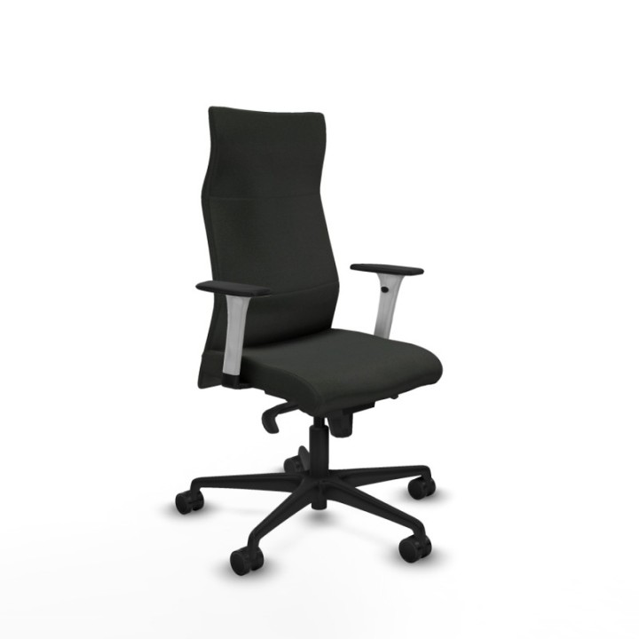 Albacete dirección sincro bali negro brazos 1D blancos base nailon ruedas 65 nailon