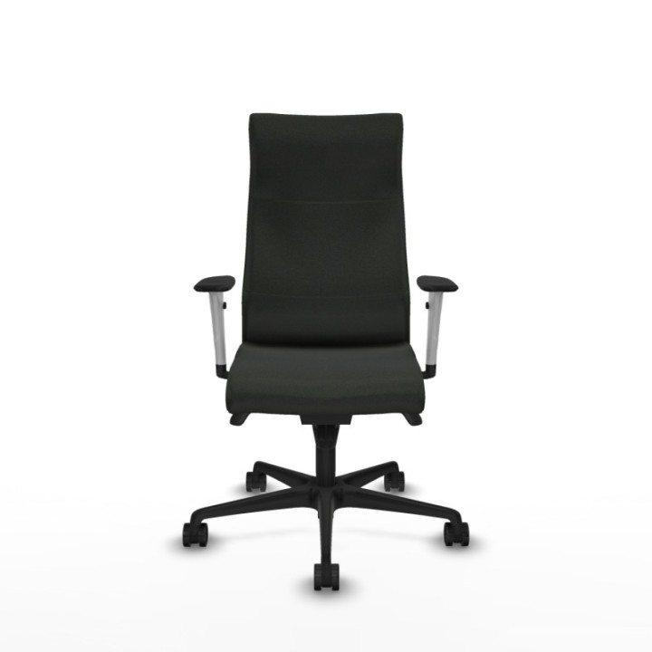 Albacete dirección sincro bali negro brazos 1D blancos base nailon ruedas 65 nailon