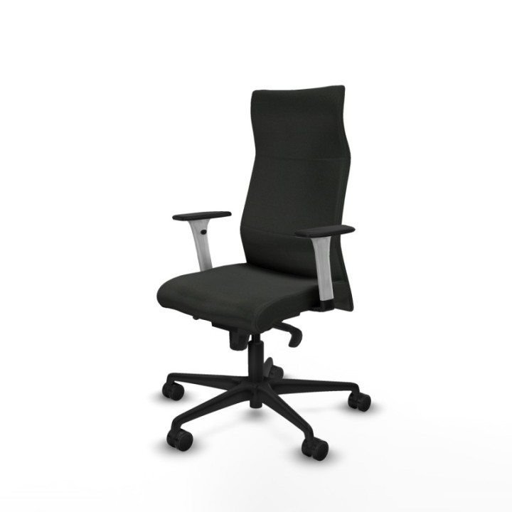 Albacete dirección sincro bali negro brazos 1D blancos base nailon ruedas 65 nailon