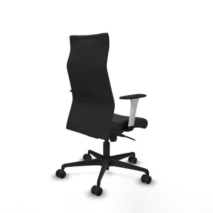 Albacete dirección sincro bali negro brazos 1D blancos base nailon ruedas 65 nailon