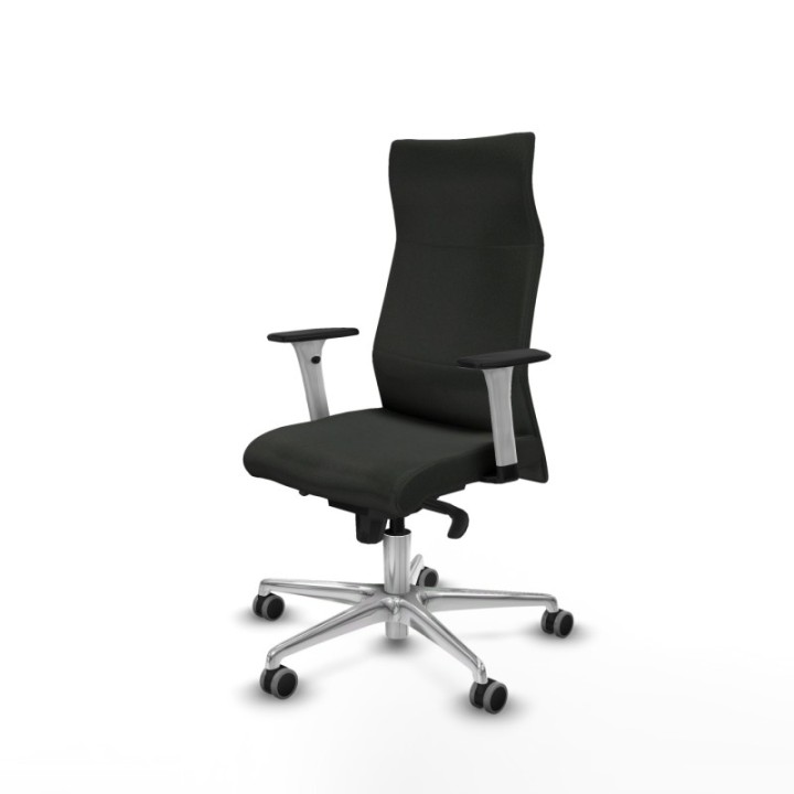 Albacete dirección sincro bali negro brazos 1D blancos base aluminio ruedas 65 engomadas