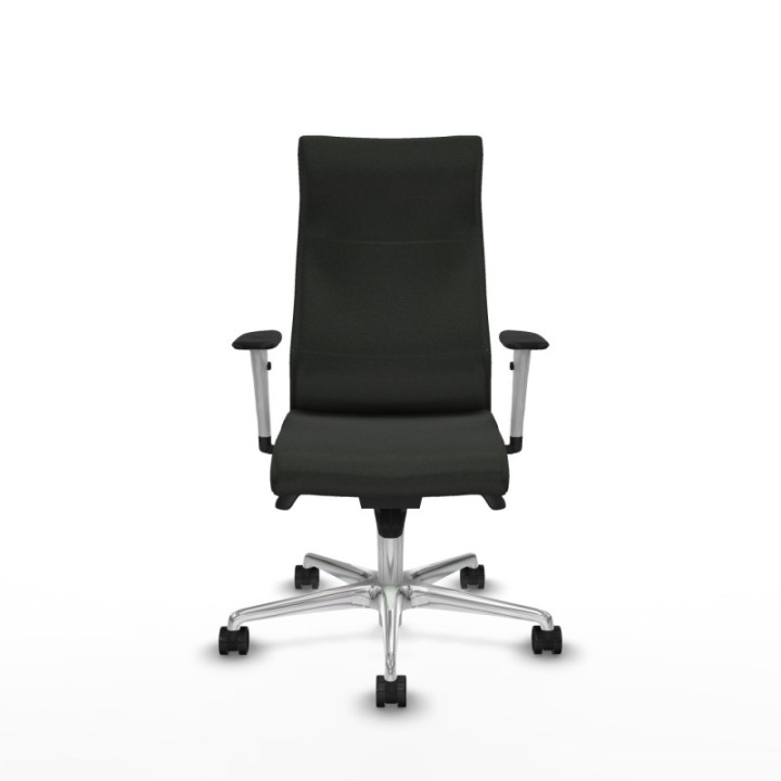 Albacete dirección sincro bali negro brazos 1D blancos base aluminio ruedas 65 nailon