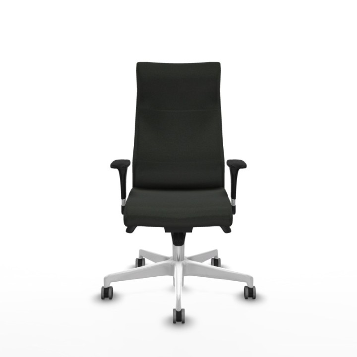 Albacete dirección sincro bali negro brazos 1D cromados base blanca ruedas 65 engomadas