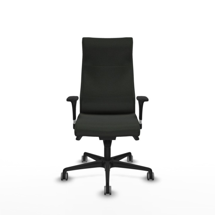 Albacete dirección sincro bali negro brazos 1D cromados base nailon ruedas 65 engomadas