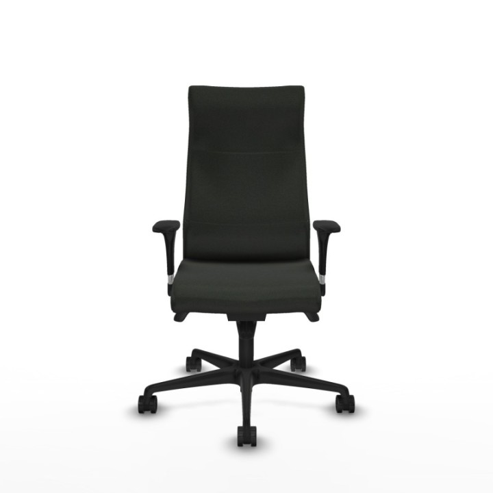 Albacete dirección sincro bali negro brazos 1D cromados base nailon ruedas 65 nailon