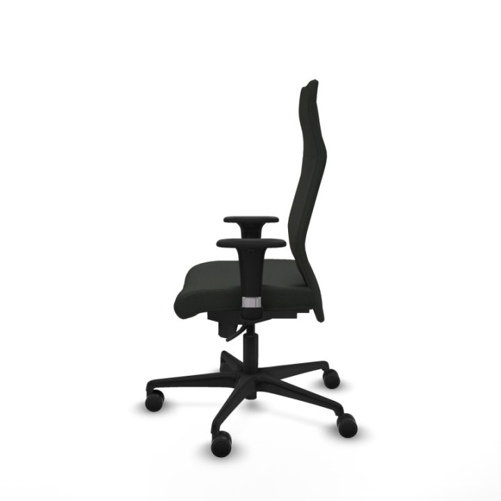 Albacete dirección sincro bali negro brazos 1D cromados base nailon ruedas 65 nailon