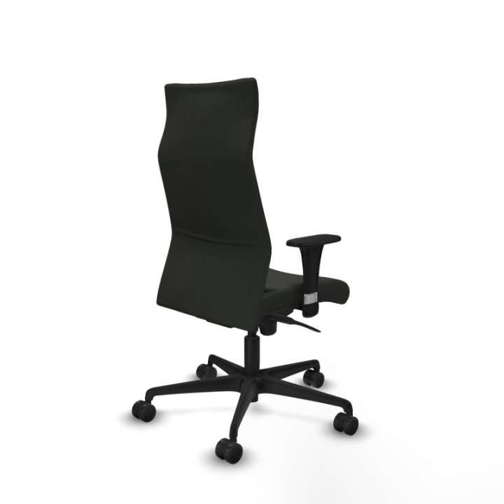 Albacete dirección sincro bali negro brazos 1D cromados base nailon ruedas 65 nailon