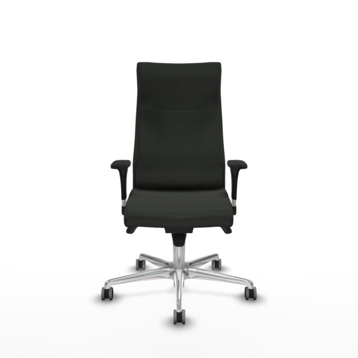 Albacete dirección sincro bali negro brazos 1D cromados base aluminio ruedas 65 engomadas