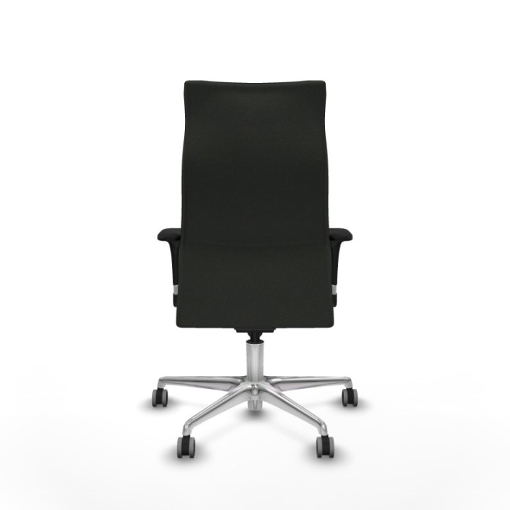 Albacete dirección sincro bali negro brazos 1D cromados base aluminio ruedas 65 engomadas