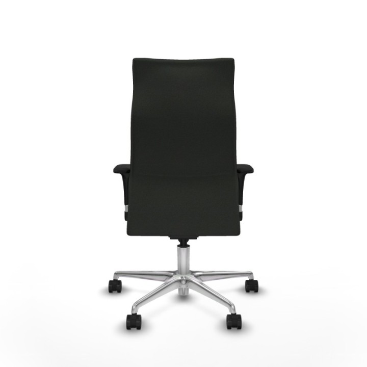 Albacete dirección sincro bali negro brazos 1D cromados base aluminio ruedas 65 nailon