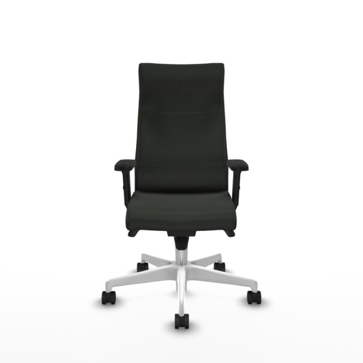 Albacete dirección sincro bali negro brazos 2D base blanca ruedas 65 nailon