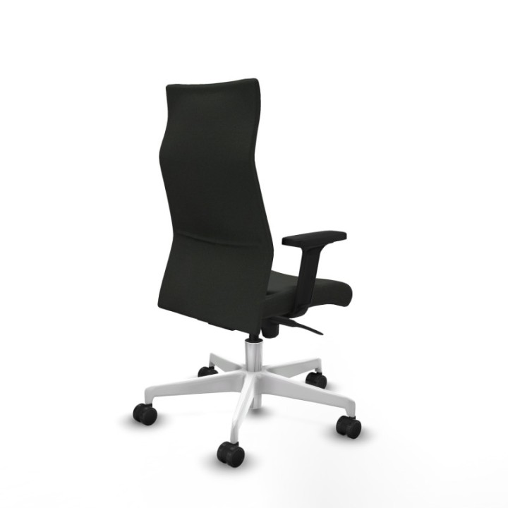 Albacete dirección sincro bali negro brazos 2D base blanca ruedas 65 nailon