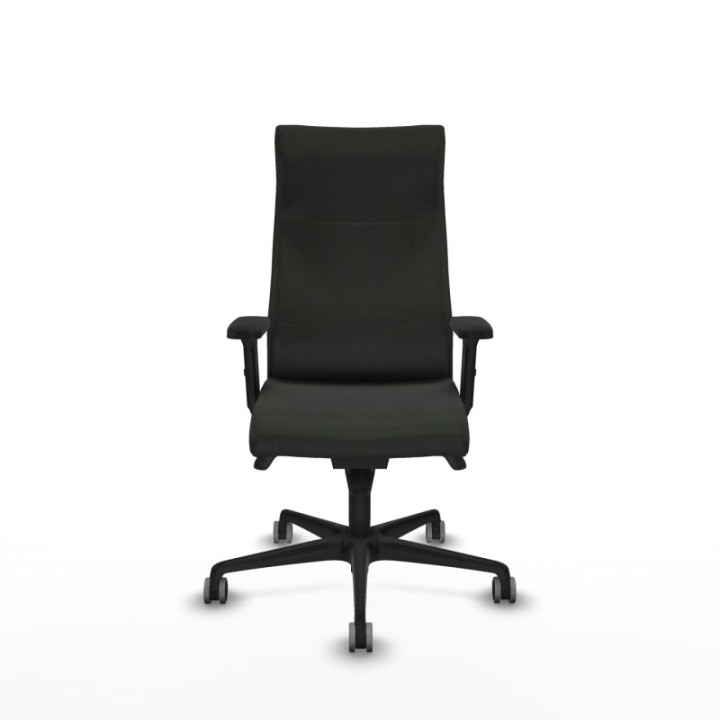 Albacete dirección sincro bali negro brazos 2D base nailon ruedas 65 engomadas