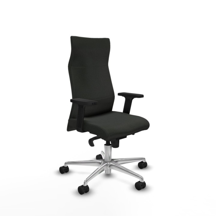 Albacete dirección sincro bali negro brazos 2D base aluminio ruedas 65 nailon