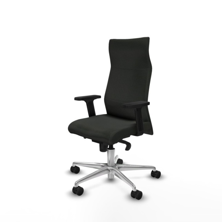 Albacete dirección sincro bali negro brazos 2D base aluminio ruedas 65 nailon