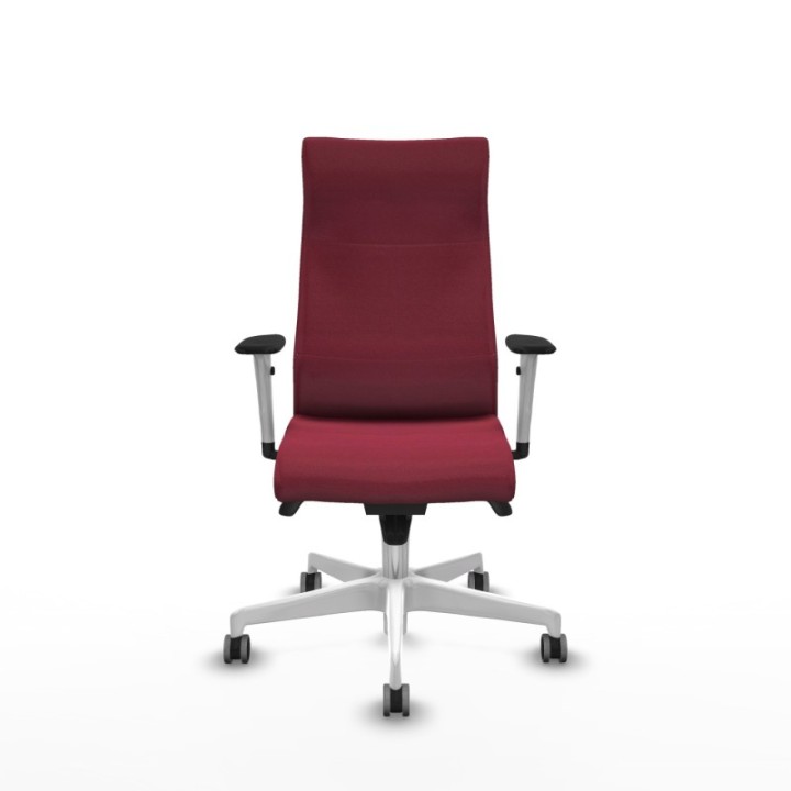 Albacete dirección sincro bali granate brazos 1D blancos base blanca ruedas 65 engomadas