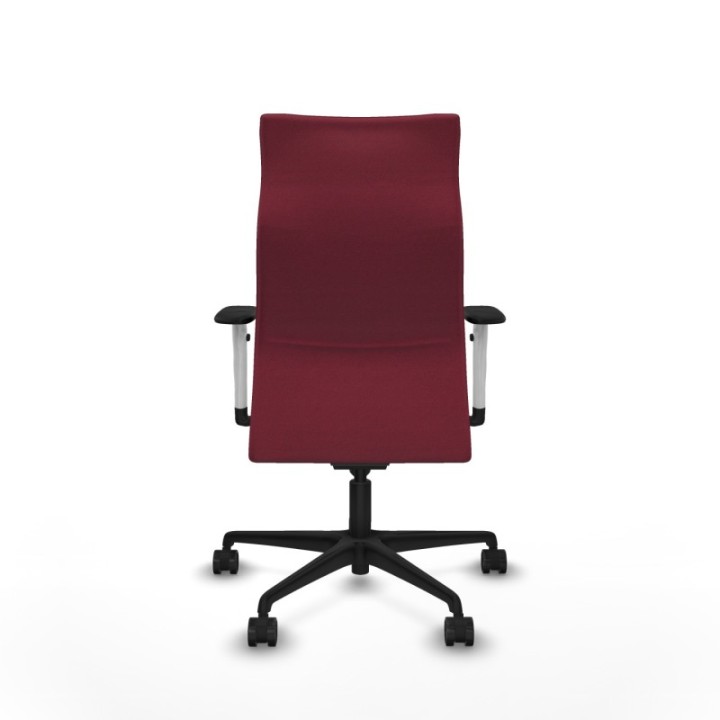 Albacete dirección sincro bali granate brazos 1D blancos base nailon ruedas 65 nailon