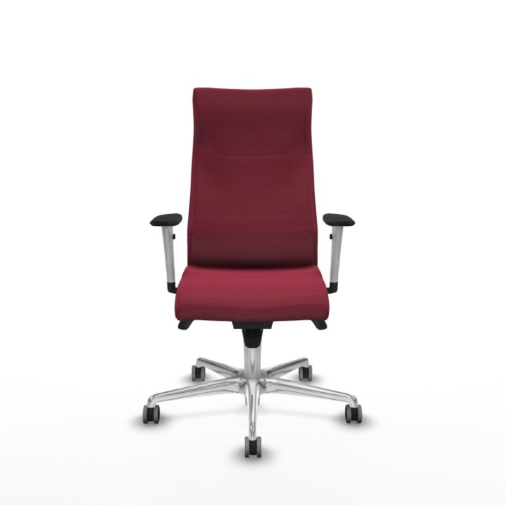 Albacete dirección sincro bali granate brazos 1D blancos base aluminio ruedas 65 engomadas