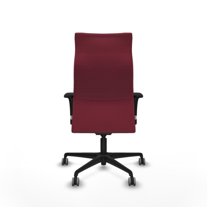 Albacete dirección sincro bali granate brazos 1D cromados base nailon ruedas 65 engomadas