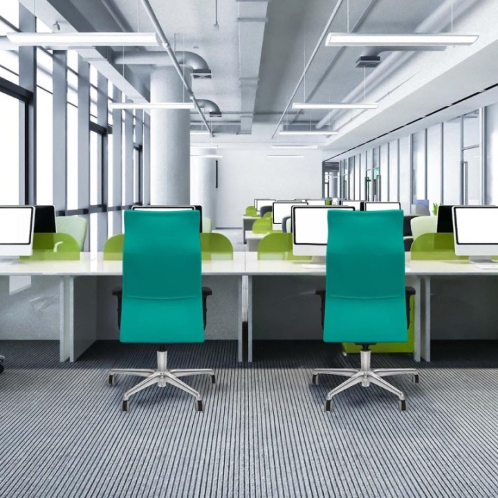 Albacete dirección sincro similpiel amarillo brazos 2D base aluminio ruedas 65 engomadas