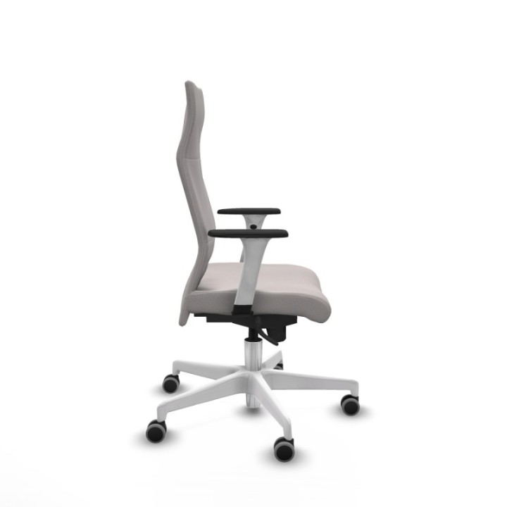 Albacete dirección sincro similpiel blanco brazos 1D blancos base blanca ruedas 65 engomadas